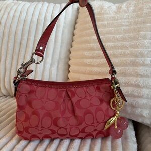 Coach Cherry Red Shoulder Bag